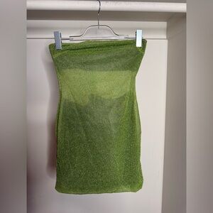 Showpo Olive and Lime Dress